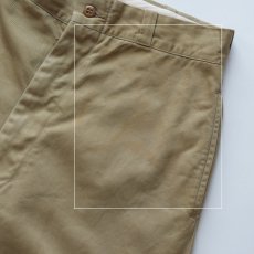 画像11: 60's US MILITARY COTTON TWILL KHAKI TROUSERS【W28 x L27 程度】 (11)