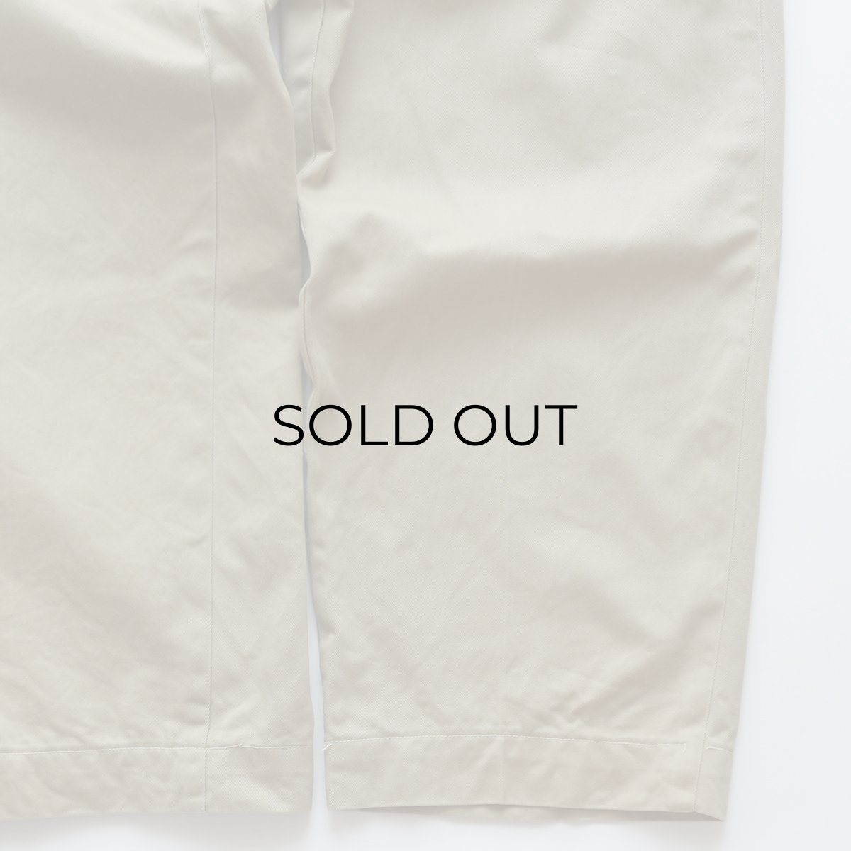 画像5: 60's US MILITARY COTTON TWILL KHAKI TROUSERS【W28 x L27 程度】 (5)