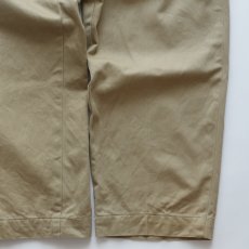 画像5: 60's US MILITARY COTTON TWILL KHAKI TROUSERS【W28 x L27 程度】 (5)