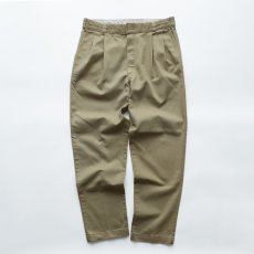 画像1: 〜80's Dickies COTTON POLYESTER TWILL TUCK WORK PANTS "MADE IN USA"【W36 x L31 程度】 (1)