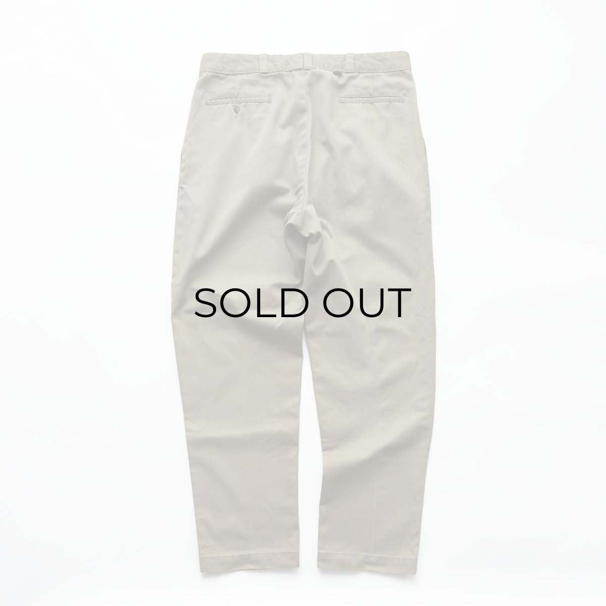 画像2: 〜80's Dickies COTTON POLYESTER TWILL TUCK WORK PANTS "MADE IN USA"【W36 x L31 程度】 (2)