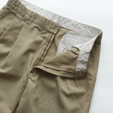 画像3: 〜80's Dickies COTTON POLYESTER TWILL TUCK WORK PANTS "MADE IN USA"【W36 x L31 程度】 (3)