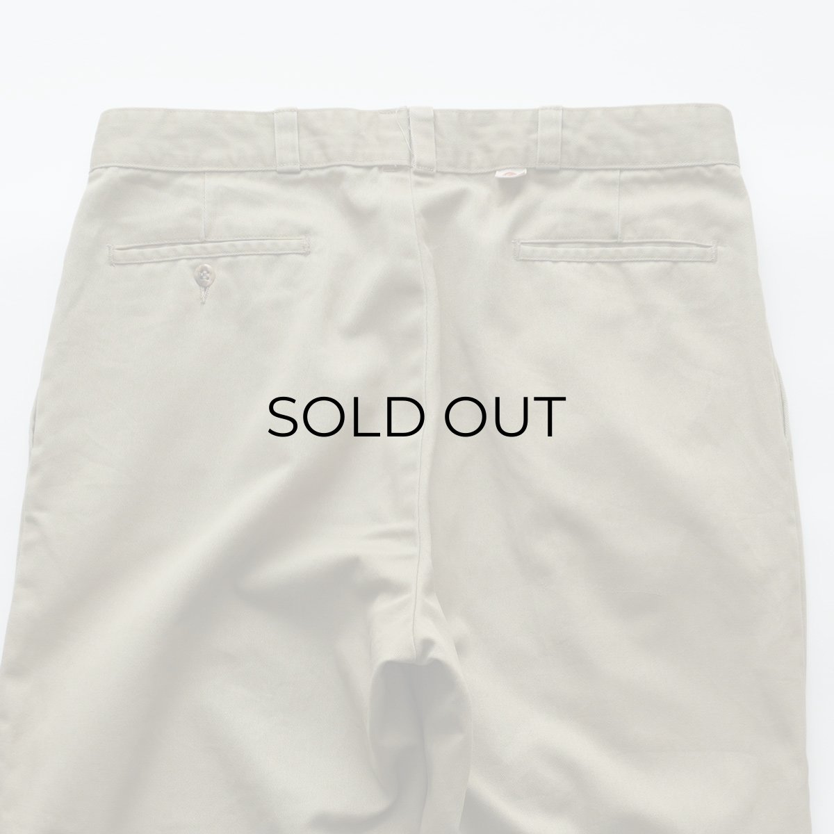 画像5: 〜80's Dickies COTTON POLYESTER TWILL TUCK WORK PANTS "MADE IN USA"【W36 x L31 程度】 (5)