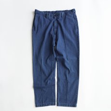 画像1: haggar COTTON DENIM NO TUCK PANTS【W38 x L32 程度】 (1)