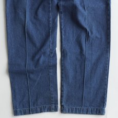 画像4: haggar COTTON DENIM NO TUCK PANTS【W38 x L32 程度】 (4)