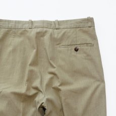 画像7: OLD UNKNOWN BRAND POLYESTER COTTON TUCK SLACKS【W33 x L28 程度】 (7)