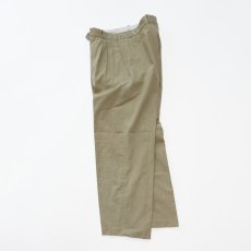 画像2: OLD UNKNOWN BRAND POLYESTER COTTON TUCK SLACKS【W33 x L28 程度】 (2)