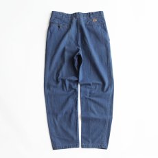 画像2: SAVANE COTTON DENIM TUCK PANTS【W33 x L31 程度】 (2)