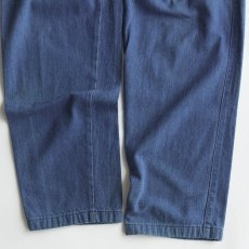 画像5: SAVANE COTTON DENIM TUCK PANTS【W33 x L31 程度】 (5)