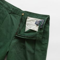 画像4: 90's nautica COTTON TWILL TUCK SHORTS 【W34 程度】 (4)