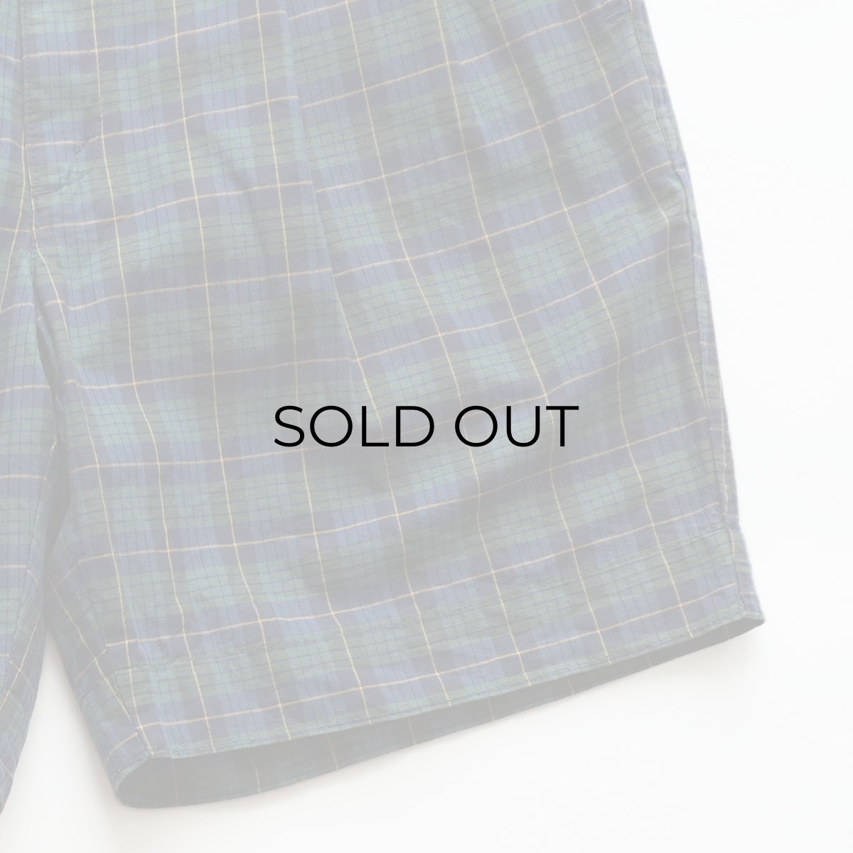 画像5: 80's DOCKERS COTTON CHECK TUCK SHORTS "MADE IN USA" 【W33 程度】 (5)
