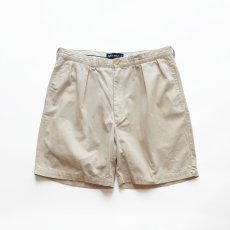 画像1: 〜00's POLO GOLF "CLASSIC GOLF SHORT" COTTON TWILL TUCK SHORTS 【W38 程度】 (1)