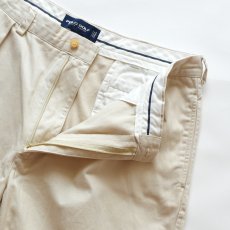 画像4: 〜00's POLO GOLF "CLASSIC GOLF SHORT" COTTON TWILL TUCK SHORTS 【W38 程度】 (4)
