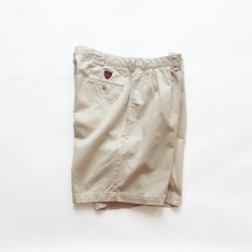 画像2: 〜00's POLO GOLF "CLASSIC GOLF SHORT" COTTON TWILL TUCK SHORTS 【W38 程度】 (2)
