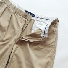 画像4: 〜00's POLO GOLF "CLASSIC GOLF SHORT" COTTON TWILL TUCK SHORTS 【W36 程度】 (4)