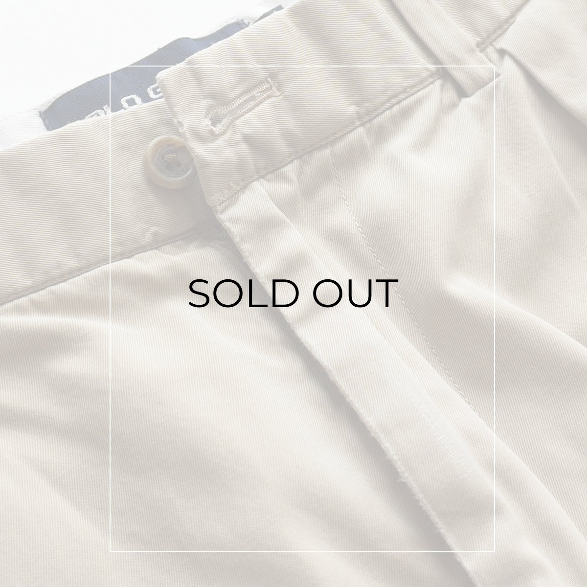 画像10: 〜00's POLO GOLF "CLASSIC GOLF SHORT" COTTON TWILL TUCK SHORTS 【W36 程度】 (10)