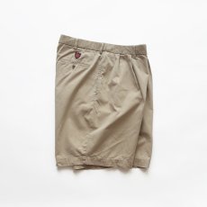 画像2: 〜00's POLO GOLF "CLASSIC GOLF SHORT" COTTON TWILL TUCK SHORTS 【W36 程度】 (2)