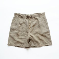 画像1: 80's Eddie Bauer LINEN TUCK EASY SHORTS 【〜W36 程度】 (1)