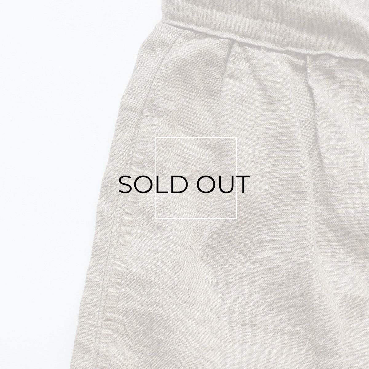 画像8: 80's Eddie Bauer LINEN TUCK EASY SHORTS 【〜W36 程度】 (8)