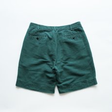 画像3: 90's NEW RIVER CO. LINEN COTTON TUCK SHORTS 【W34 程度】 (3)