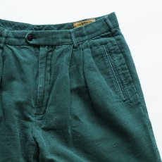 画像4: 90's NEW RIVER CO. LINEN COTTON TUCK SHORTS 【W34 程度】 (4)