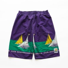 画像1: OLD Corbeta PRINT COTTON SURF SHORTS (1)