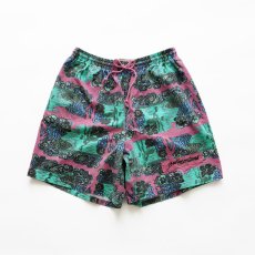 画像1: OLD BEST MONTANA COTTON ALL OVER PATTERN SURF SHORTS (1)