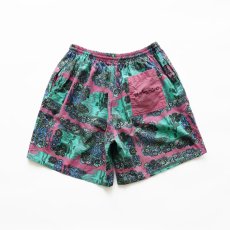画像3: OLD BEST MONTANA COTTON ALL OVER PATTERN SURF SHORTS (3)
