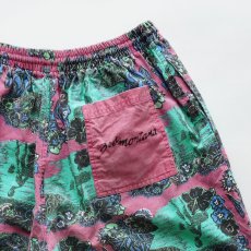 画像7: OLD BEST MONTANA COTTON ALL OVER PATTERN SURF SHORTS (7)