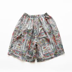 画像3: OLD FAR-OUT COTTON ALL OVER PATTERN BEACH SHORTS (3)