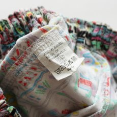 画像7: OLD FAR-OUT COTTON ALL OVER PATTERN BEACH SHORTS (7)