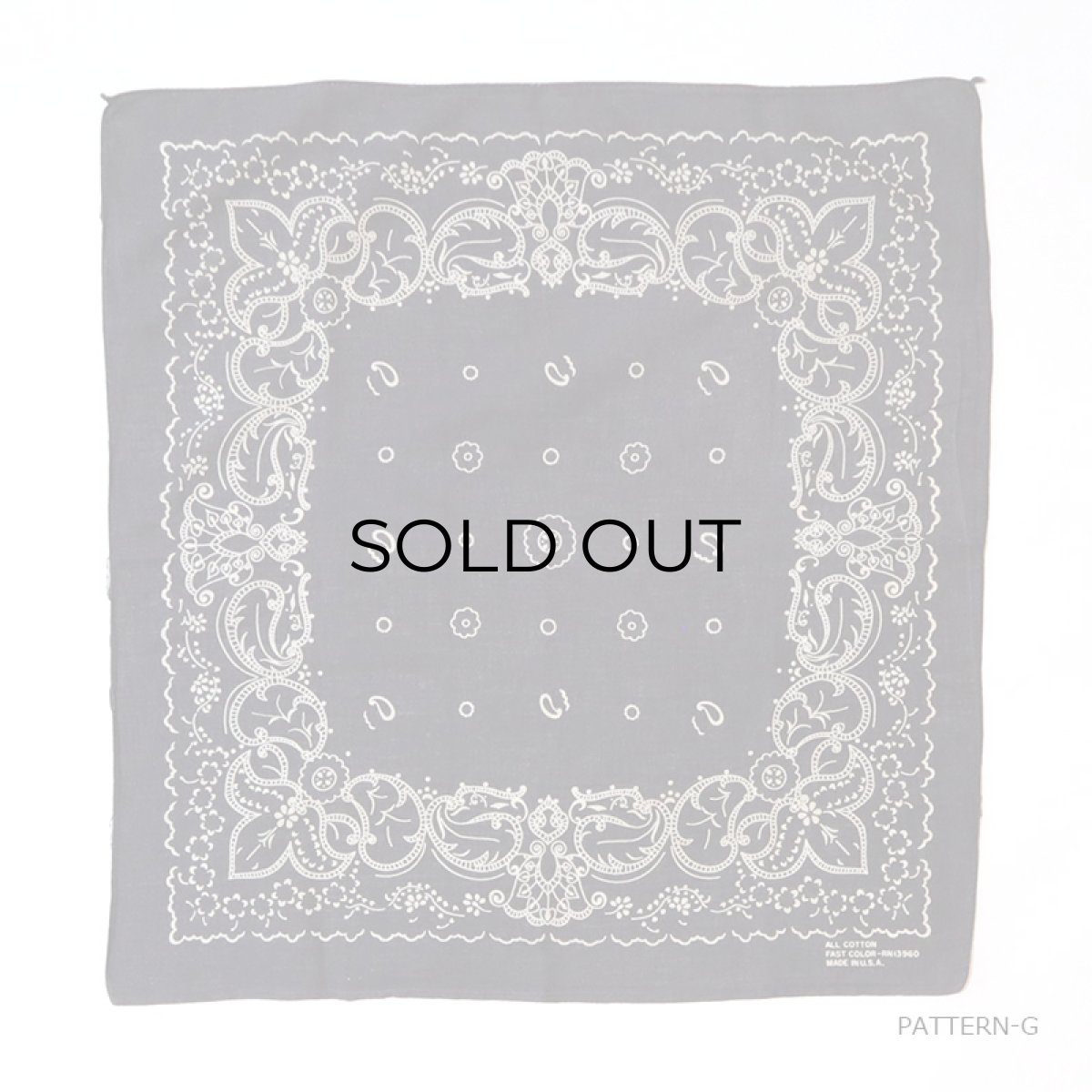 画像14: VINTAGE COTTON BANDANA (14)