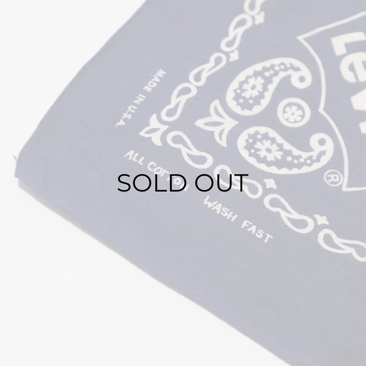 画像4: OLD Levi's COTTON BANDANA (4)