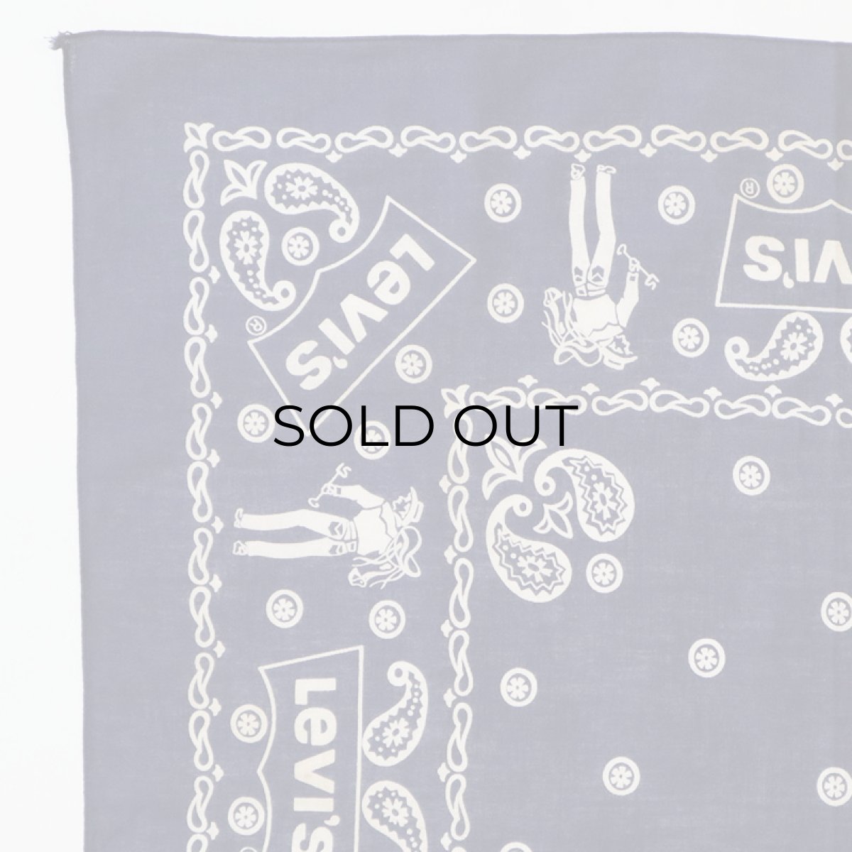 画像3: OLD Levi's COTTON BANDANA (3)