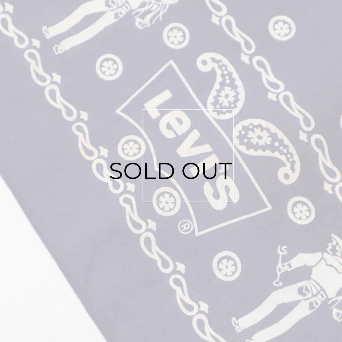 画像5: OLD Levi's COTTON BANDANA (5)