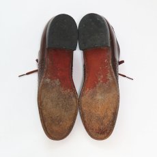 画像7: 〜80's STACY ADAMS "MADISON" WOVEN LEATHER STRAIGHT TIP DRESS SHOES【size : 8 1/2 D】 (7)