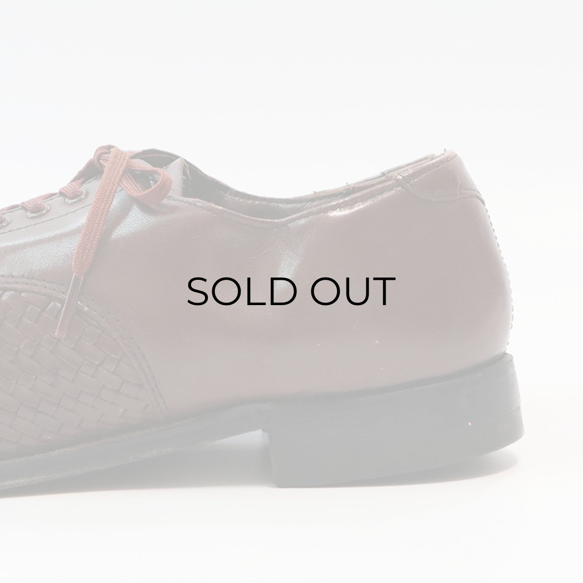 画像6: 〜80's STACY ADAMS "MADISON" WOVEN LEATHER STRAIGHT TIP DRESS SHOES【size : 8 1/2 D】 (6)