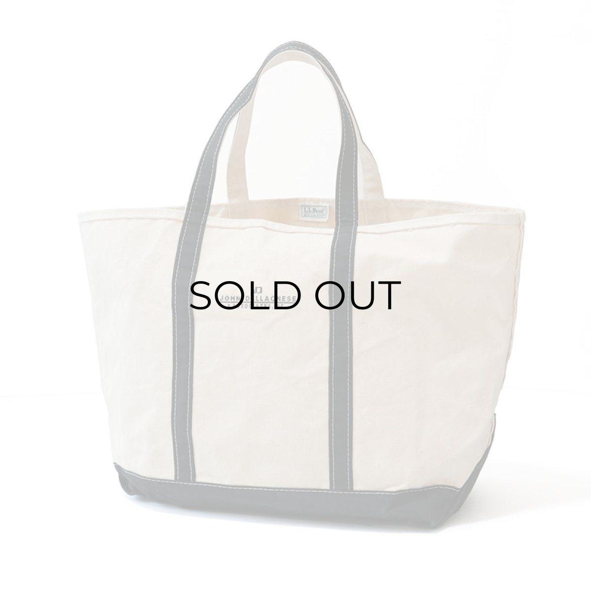 画像2: 〜90's L.L. Bean "BOAT AND TOTE" COTTON CANVAS TOTE BAG "JOHN DELLAGNESE…" (2)