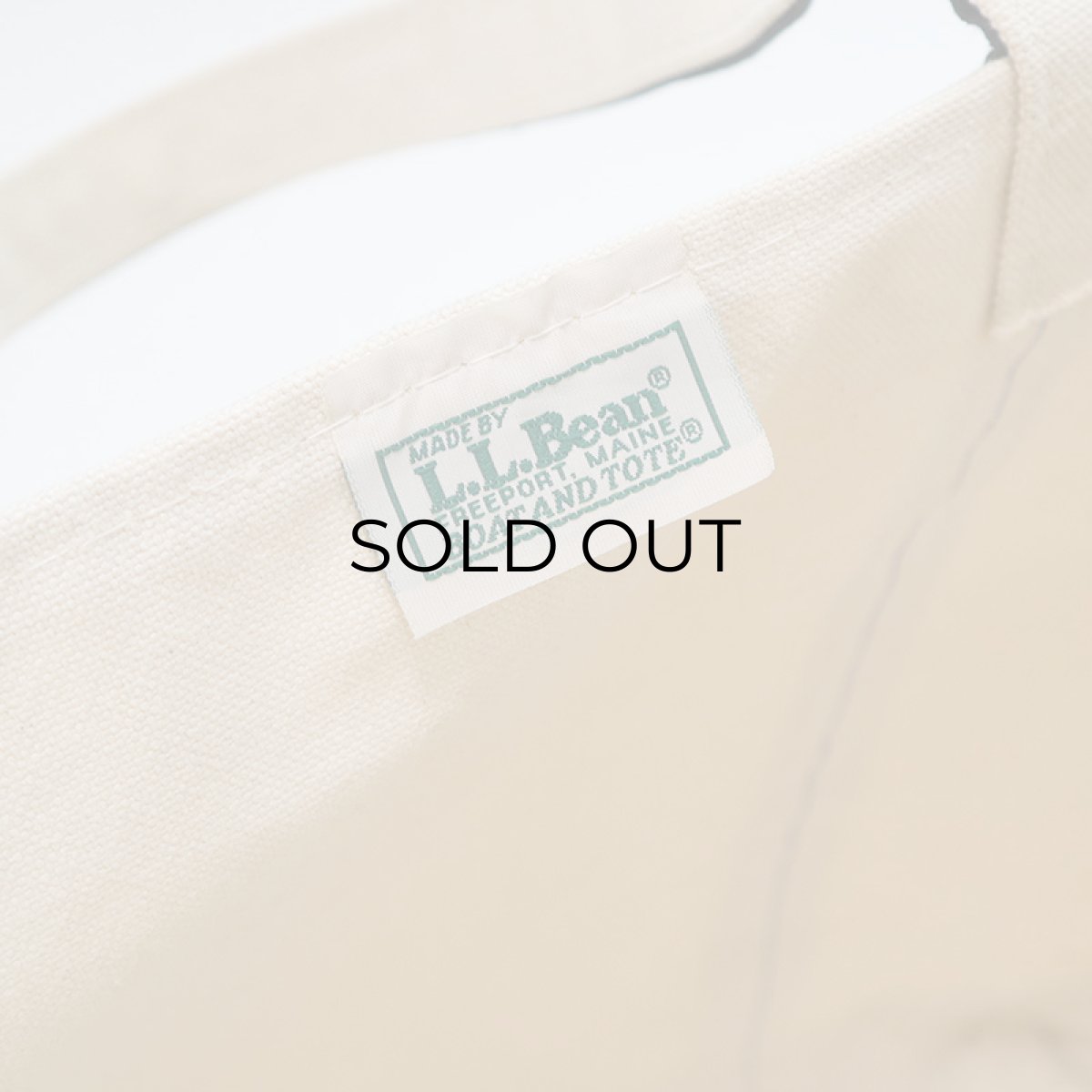 画像11: 〜90's L.L. Bean "BOAT AND TOTE" COTTON CANVAS TOTE BAG "JOHN DELLAGNESE…" (11)