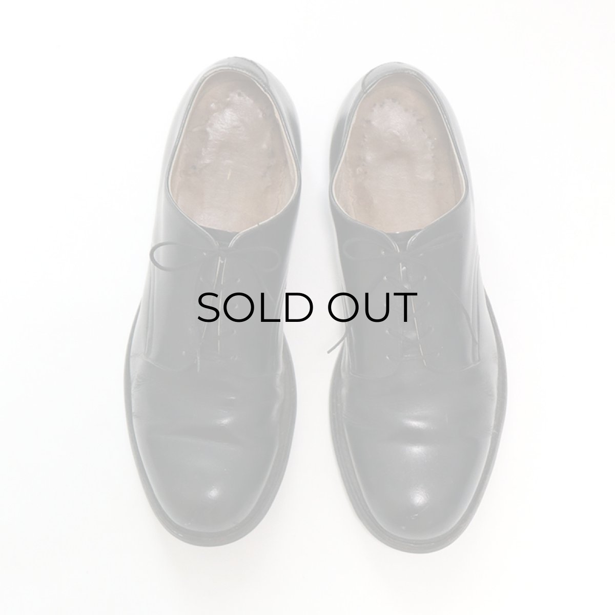 画像1: 80's US NAVY LEATHER OXFORD SERVICE SHOES【size : 10 1/2 W】 (1)