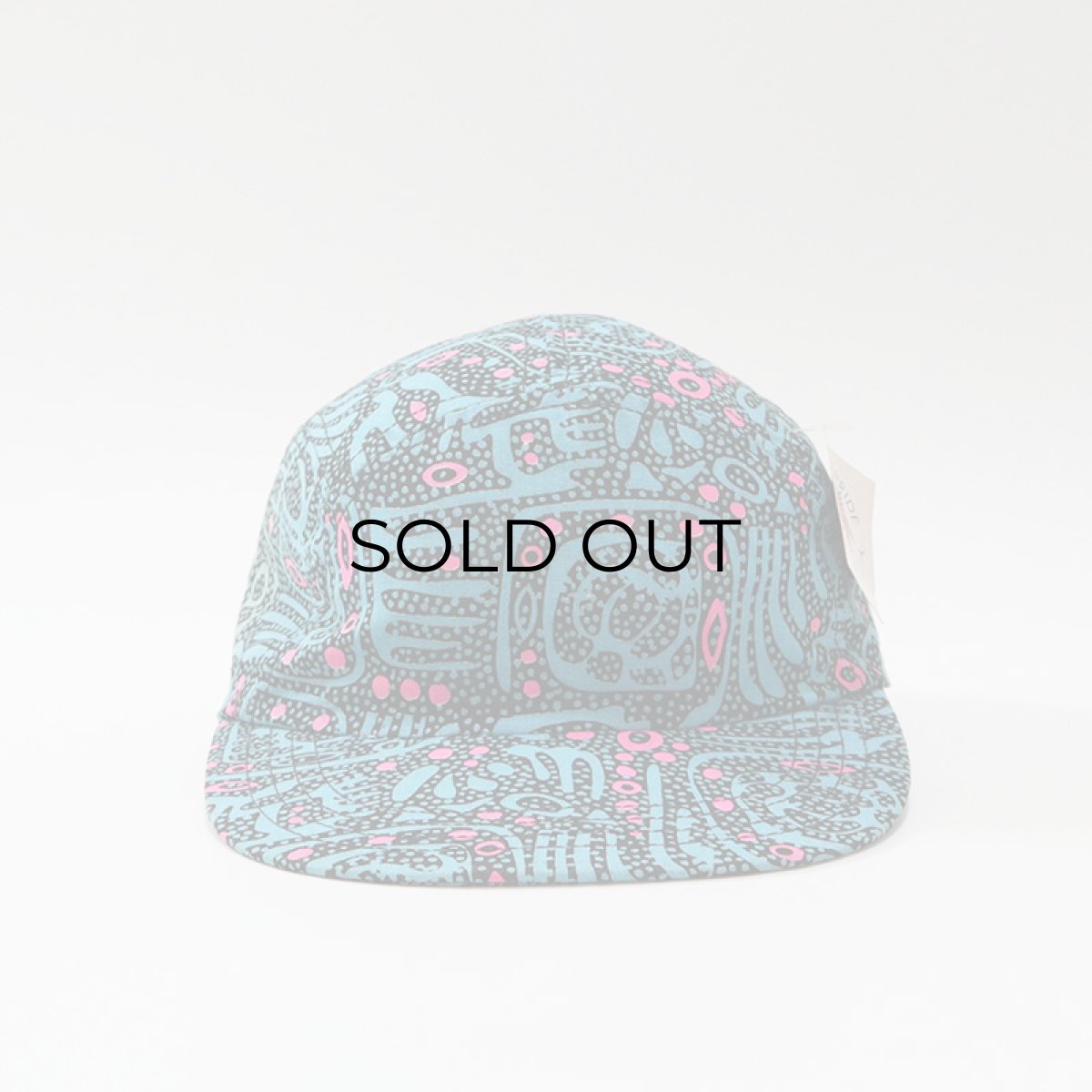 画像3: 80's UNKNOWN BRAND COTTON ALL OVER PATTERN JET CAP "MADE IN USA" "DEADSTOCK" (3)