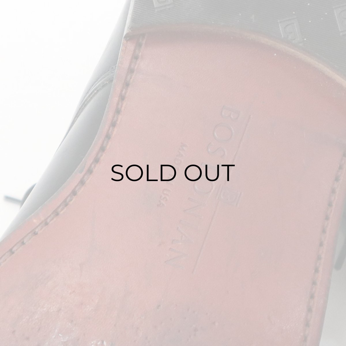 画像12: BOSTONIAN "IMPRESSION" LEATHER STRAIGHT TIP DRESS SHOES "MADE IN USA"【size : 10 EEE】 (12)