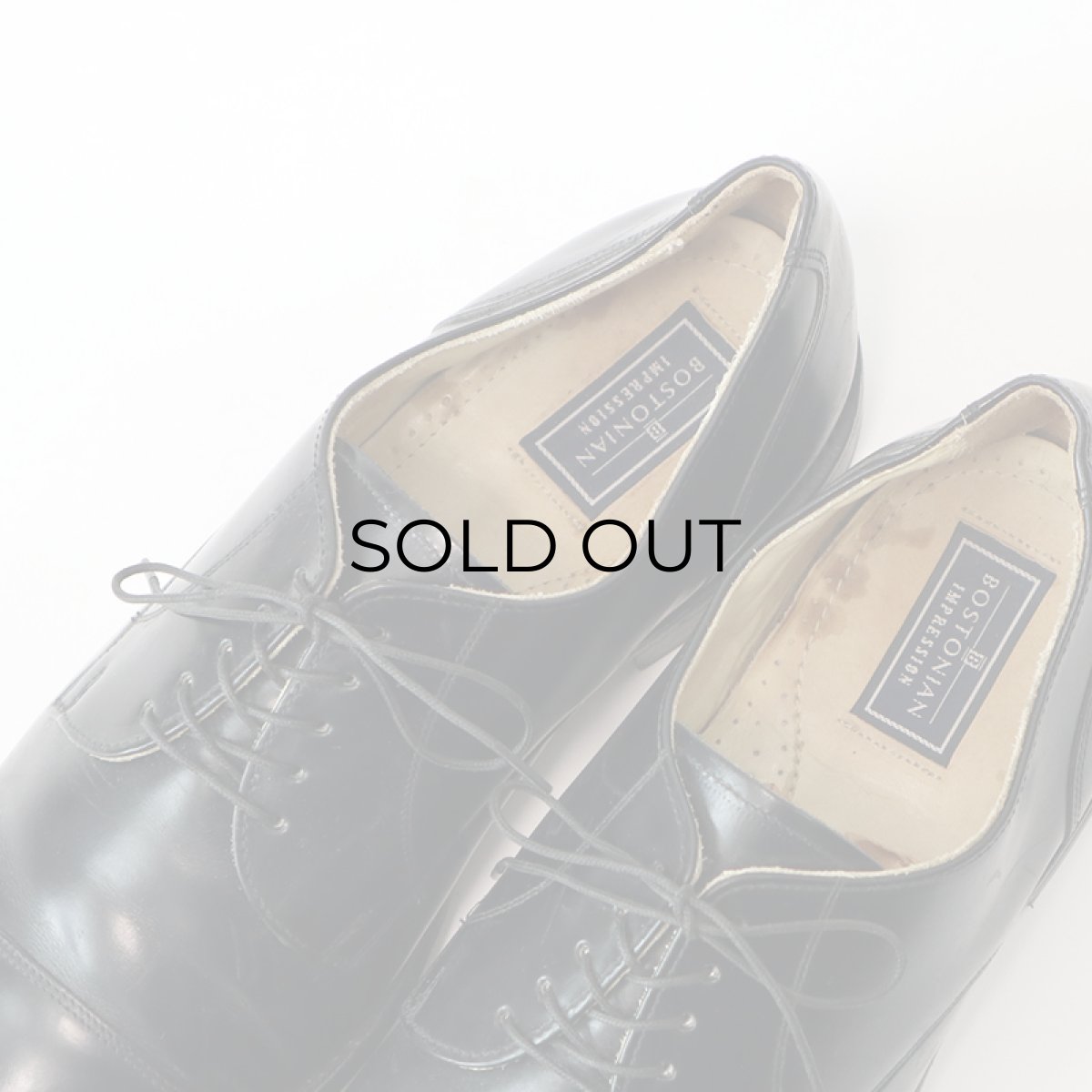 画像10: BOSTONIAN "IMPRESSION" LEATHER STRAIGHT TIP DRESS SHOES "MADE IN USA"【size : 10 EEE】 (10)