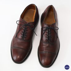 画像1: OLD Allen Edmonds "Park Avenue" LEATHER STRAIGHT TIP DRESS SHOES【size : 8 1/2 E】 (1)