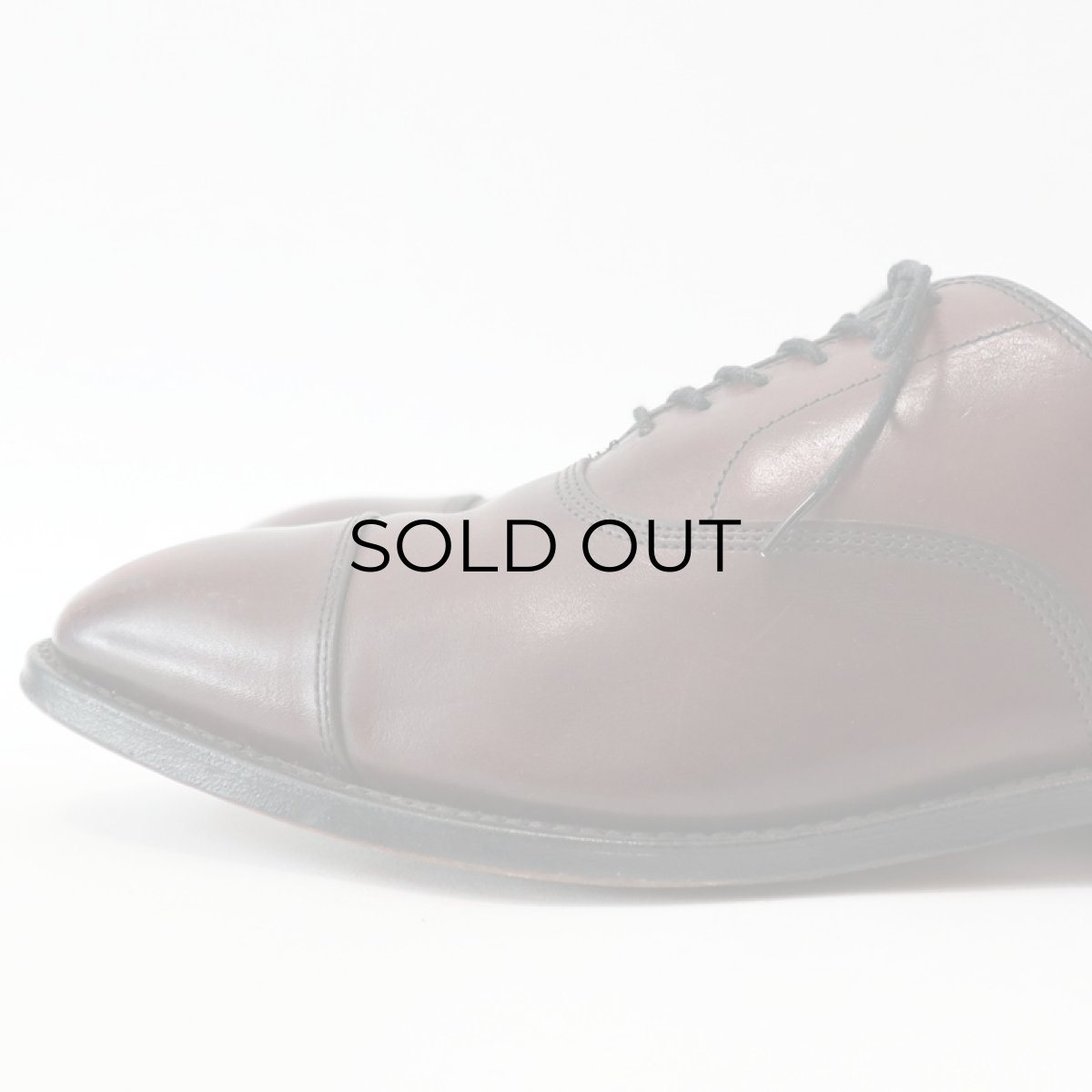 画像7: OLD Allen Edmonds "Park Avenue" LEATHER STRAIGHT TIP DRESS SHOES【size : 8 1/2 E】 (7)