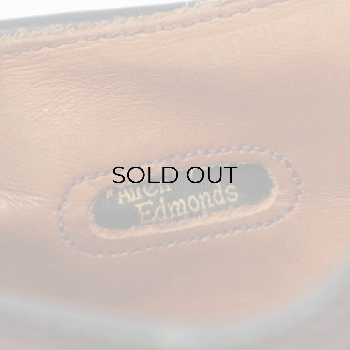 画像11: OLD Allen Edmonds "Park Avenue" LEATHER STRAIGHT TIP DRESS SHOES【size : 8 1/2 E】 (11)