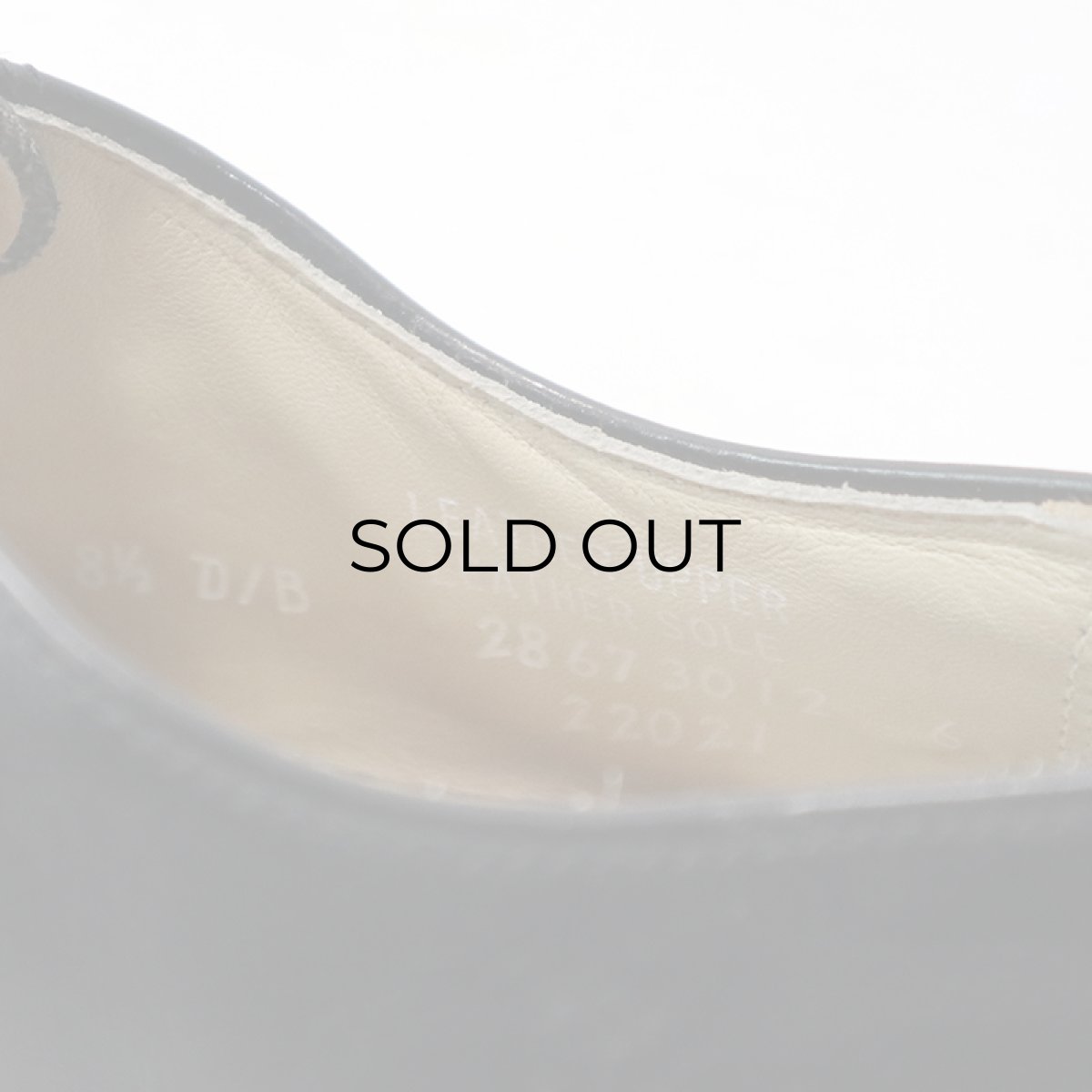 画像9: BOSTONIAN "IMPRESSION" LEATHER STRAIGHT TIP DRESS SHOES "MADE IN USA"【size : 8 1/2 D】 (9)