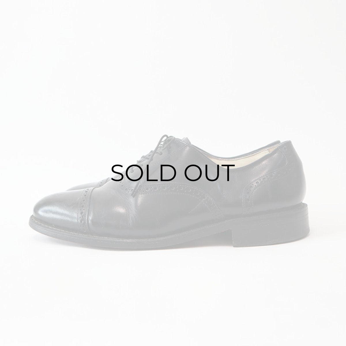 画像2: BOSTONIAN "IMPRESSION" LEATHER STRAIGHT TIP DRESS SHOES "MADE IN USA"【size : 8 1/2 D】 (2)