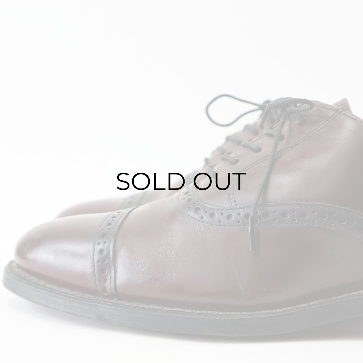 画像7: BOSTONIAN "IMPRESSION" LEATHER STRAIGHT TIP DRESS SHOES "MADE IN USA"【size : 7 1/2 D】 (7)