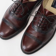 画像6: BOSTONIAN "IMPRESSION" LEATHER STRAIGHT TIP DRESS SHOES "MADE IN USA"【size : 7 1/2 D】 (6)